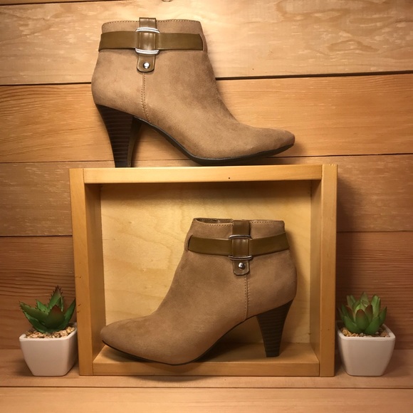 East 5th Shoes - NWT East 5th booties 2.5 inch heel